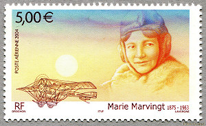 Image du timbre Marie Marvingt 1875-1963