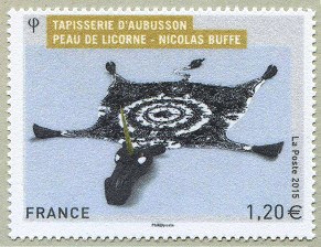 Tapisserie d'Aubusson 
    Peau de Licorne - Nicolas Buffe
