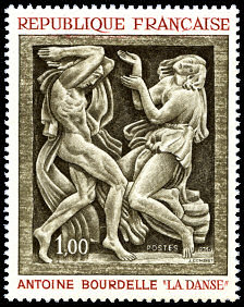 Image du timbre Antoine Bourdelle «La Danse»