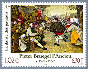 Pieter Bruegel l'Ancien v 1525-1569
   «La danse des paysans»