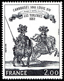 Carrousel sous Louis XIV<br><i>Amiger et Ephebus persæ</i><br>Les Tuileries 1662
