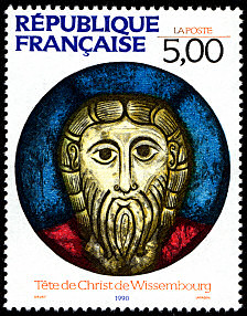 Image du timbre Tête de Christ de Wissembourg