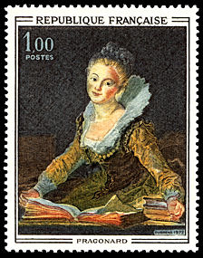 Image du timbre Fragonard (1732-1806)L'étude