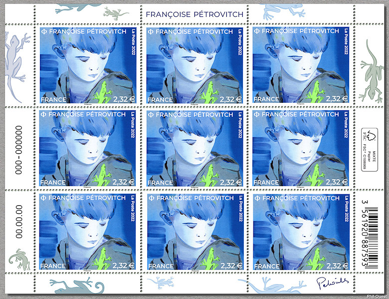 Image du timbre Françoise Pétrovitch