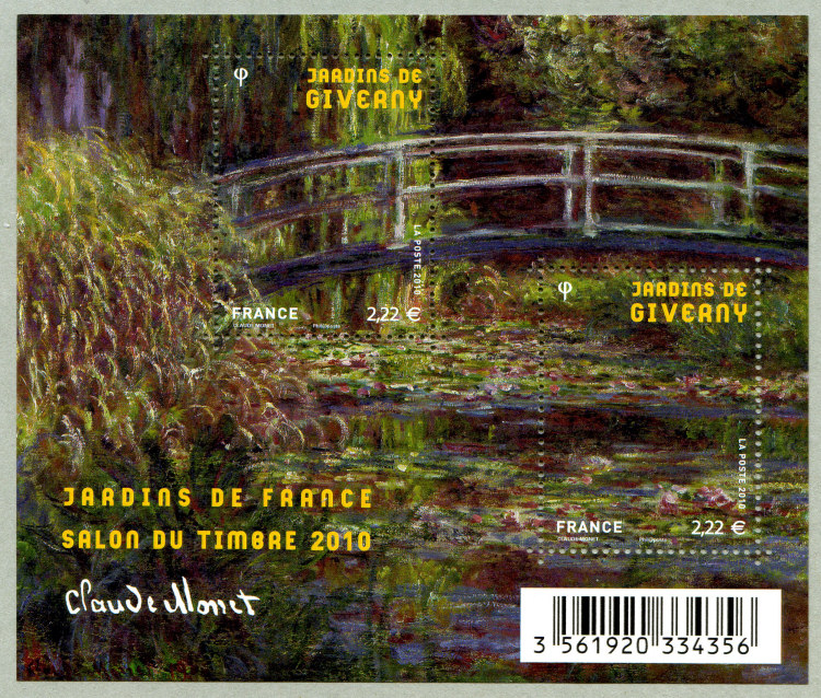 Image du timbre Jardins de Giverny-Claude Monet