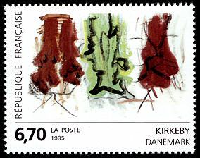 Image du timbre Kirkeby Danemark