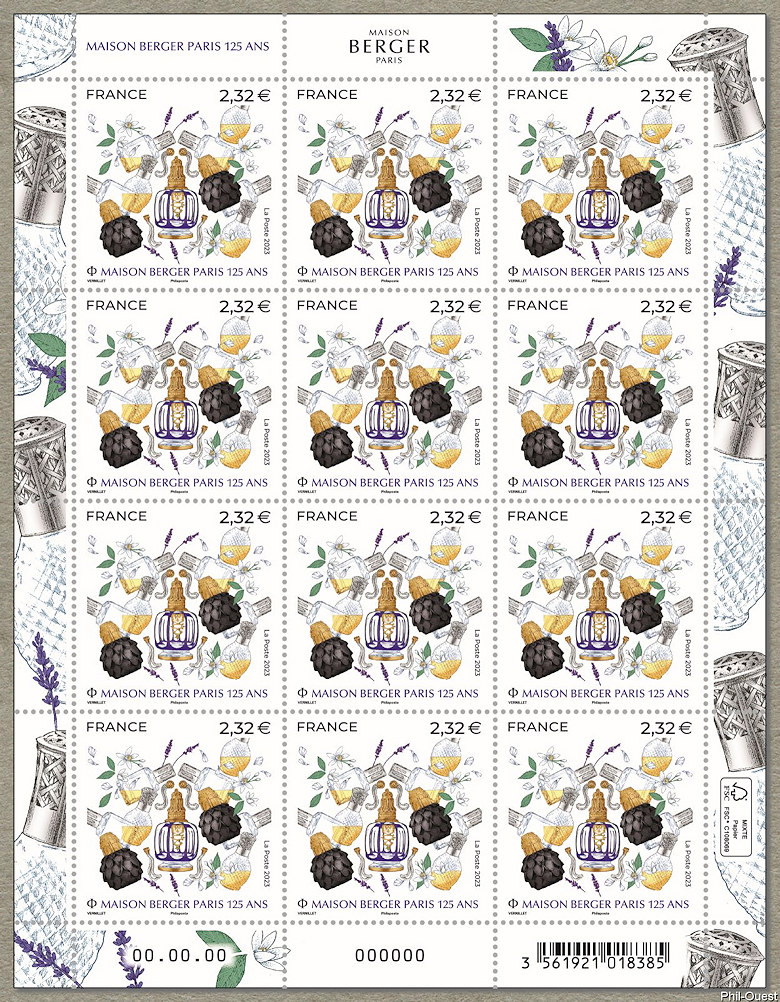 Image du timbre Maison Berger PARIS 125 ans