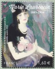 Image du timbre Portrait de la Baronne Gourgaud à la mantille noire, 1923