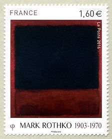 Image du timbre Mark Rothko 1903-1970-« Black, Red over Black on Red »
