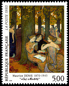 Image du timbre Maurice Denis«Les Muses»