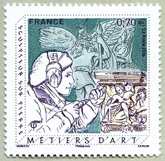 Image du timbre Sculpteur sur pierre