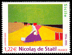 Nicolas de Staël  1914-1955  «Sicile»