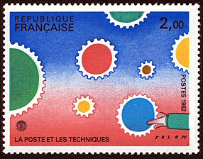 Image du timbre PhilexFrance 82Folon «La Poste et les techniques»