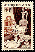 Image du timbre Porcelaine et Cristaux
