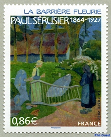 Paul Sérusier 1864-1927<br />La barrière fleurie