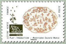 Image du timbre Plat  /  Production : Moustiers