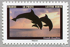 Image du timbre Grands dauphins