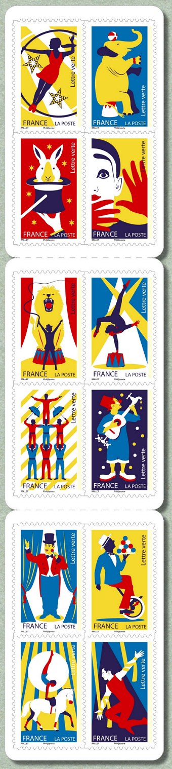 Image du timbre Les Arts du Cirque