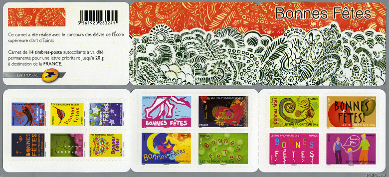 Image du timbre Bonnes fêtes