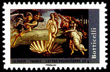 Image du timbre BotticelliLa Naissance de Vénus
