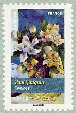 Image du timbre Paul Gauguin-Pivoines