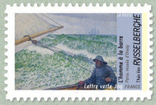 Image du timbre Théo Van Rysselberghe-L'homme à la barre