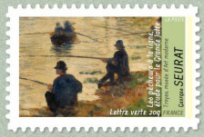 Georges Seurat<br />Les pêcheurs à la ligne, étude pour la Grande Jatte
