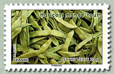 Image du timbre Haricots mange-tout
