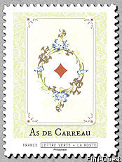 Image du timbre ◆ L'as de carreau  ◆