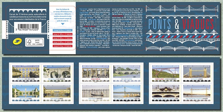 Image du timbre Carnet « Ponts & Viaducs »