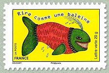 Image du timbre Rire comme une baleine