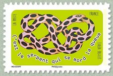 Image du timbre C'est le serpent qui se mord la queue