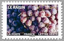 Image du timbre Le raisin