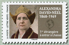 Alexandra David-Néel 1868-1969
<br />
Première étrangère à entrer à Lhassa