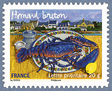 Image du timbre Homard breton