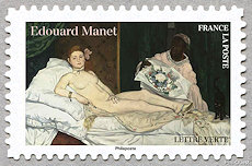 Image du timbre Edouard Manet Olympia, 1863