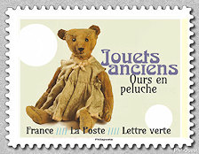 Image du timbre Ours en peluche