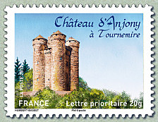 Image du timbre  Le Château d'Anjony à Tournemire