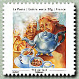 Image du timbre Thé partagé