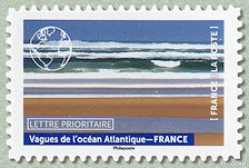 Vagues de l´océan Atlantique<br />FRANCE