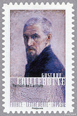 Image du timbre Gustave Caillebotte-Portrait de l'artiste