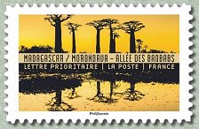 Image du timbre Madagascar / Morondava - Allée des Baobabs