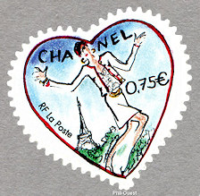 Image du timbre Tailleur Chanel-Timbre autoadhésif