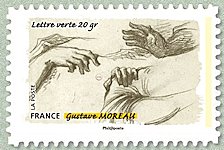 Image du timbre Gestes de la main - Gustave Moreau