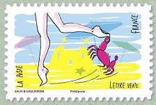 Image du timbre J'en pince pour elle