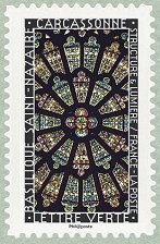 Image du timbre Basilique Saint-Nazaire à Carcassonne