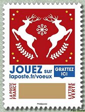 Image du timbre Timbre N° 8 - Rennes blancs