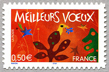 Image du timbre Meilleurs Voeux-Timbre autoadhésif