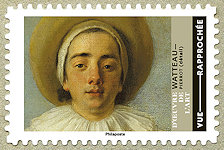 Image du timbre Watteau- Pierrot (détail)