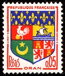 Image du timbre Armoiries d'Oran en nouveaux francs